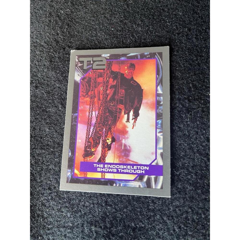 1991 Impel #130 Terminator 2 T2 Trading Card, "The Endoskeleton...." (027-6)